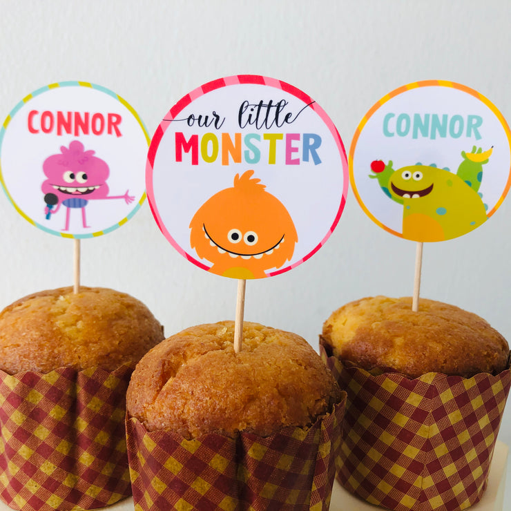 Super Simple Monsters Cupcake Topper Printables