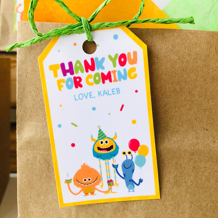 Super Simple Monsters Gift Tag