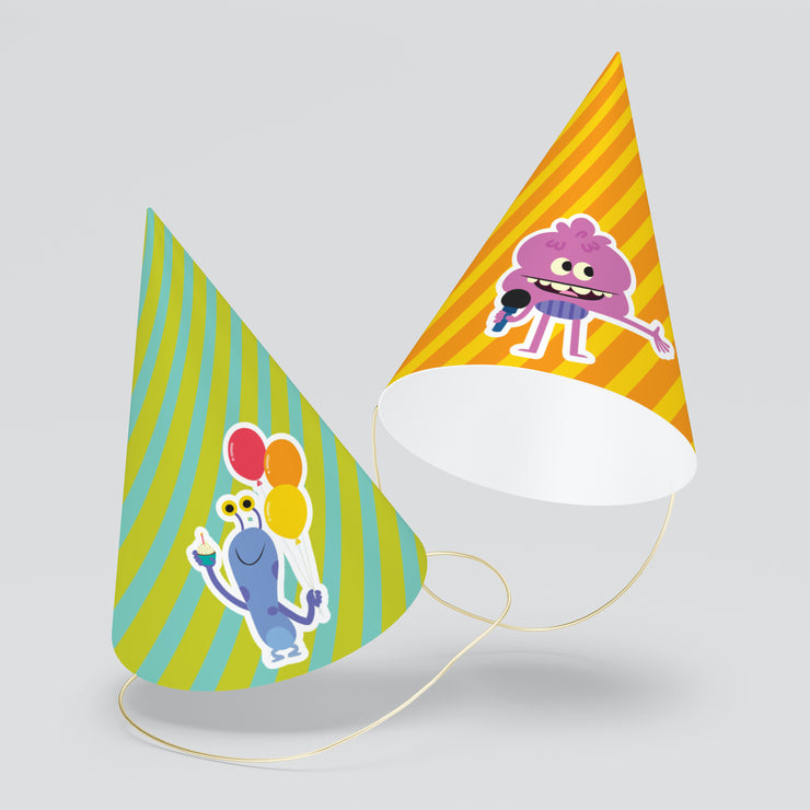 Super Simple Monsters Party Hats
