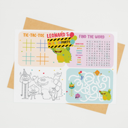 Super Simple Monsters Party Game Coloring Place Mat