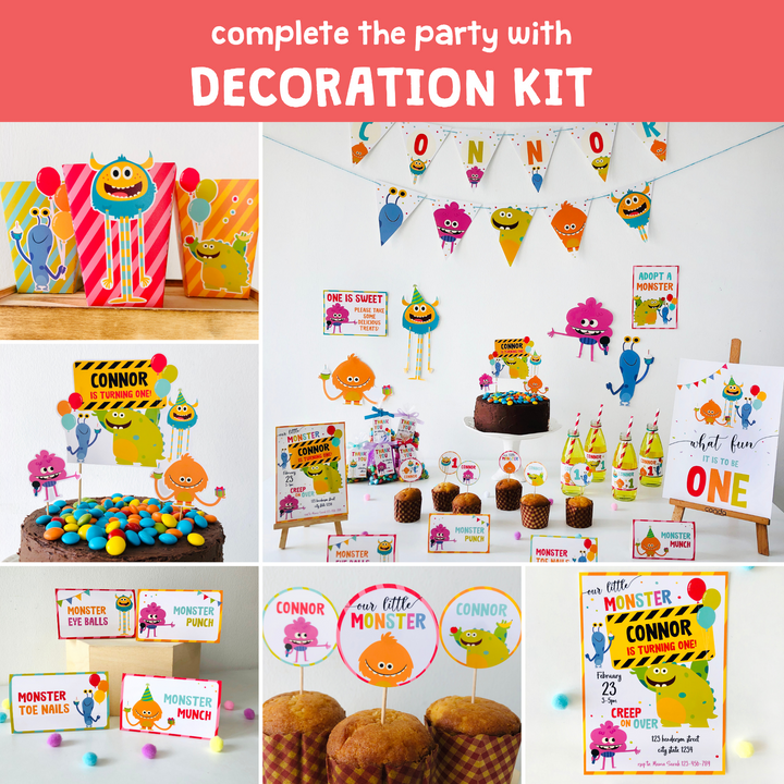 Super Simple Monsters Party Decorations