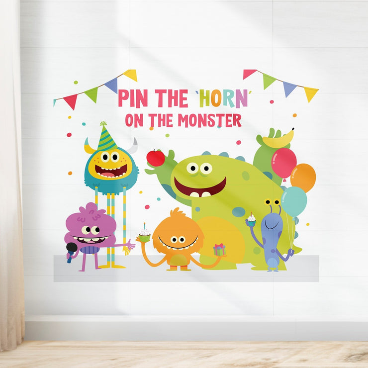 Super Simple Monsters Party Game Pin the Game