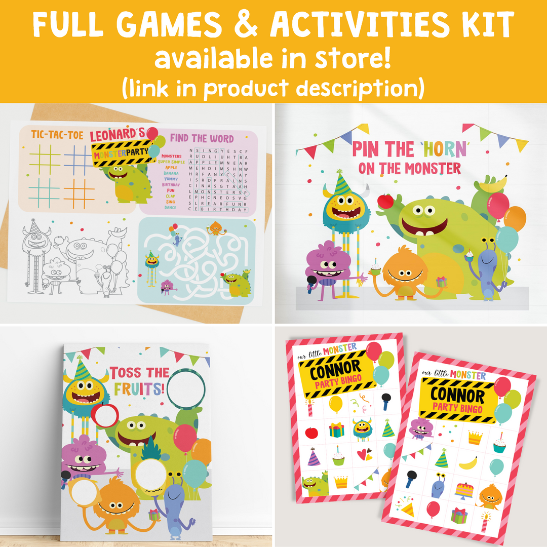 Super Simple Monsters Party Games and Activities