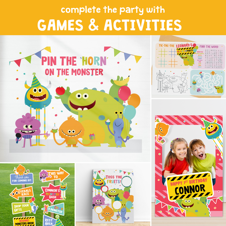 Super Simple Monsters Birthday Party Games and Activities