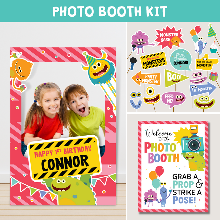 Super Simple Monsters Party Photo Booth Kit