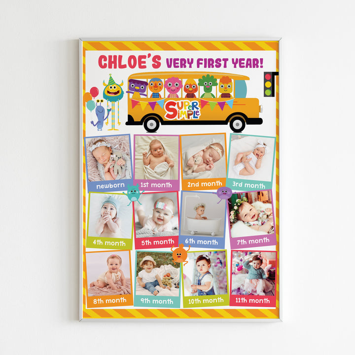 Super Simple Songs Milestone Photo Board Printable