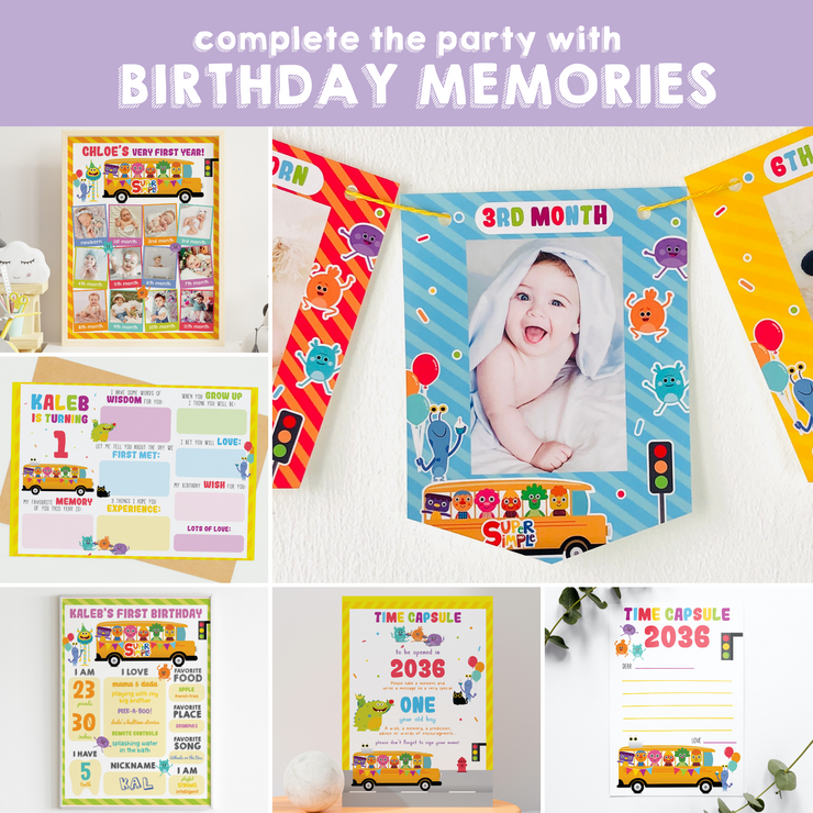 Super Simple Songs Birthday Memories Party Kit
