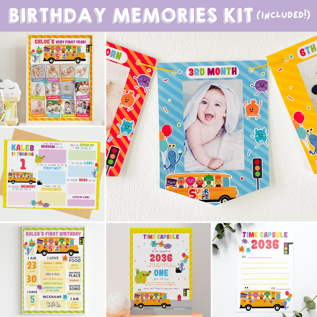 Super Simple Songs Birthday Memory Kit