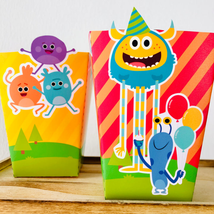 Super Simple Monsters Favor Boxes