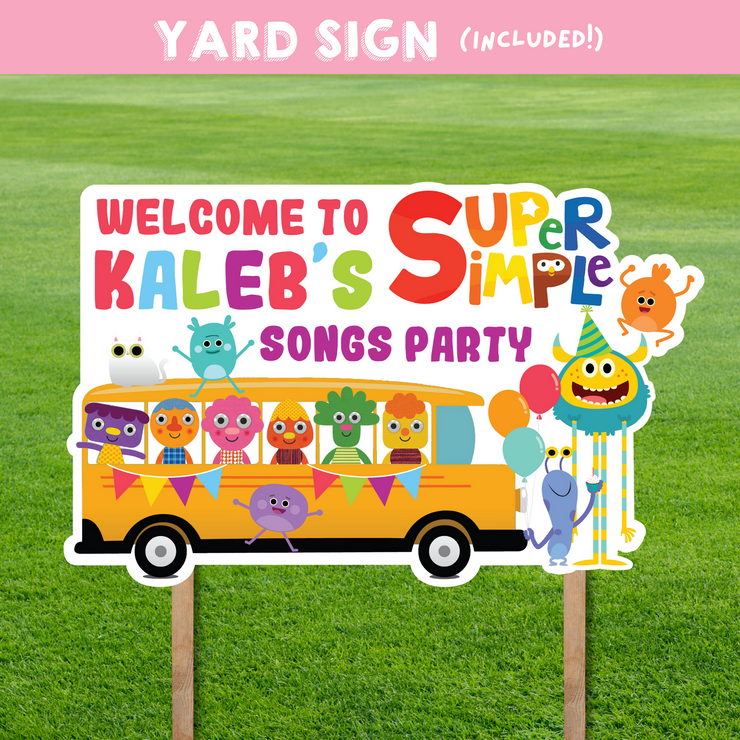 Super Simple Songs Yard Sign