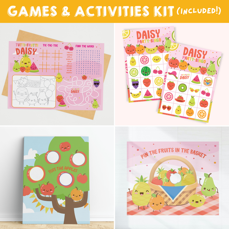Tutti Frutti Games and Activities Kit Inclusion