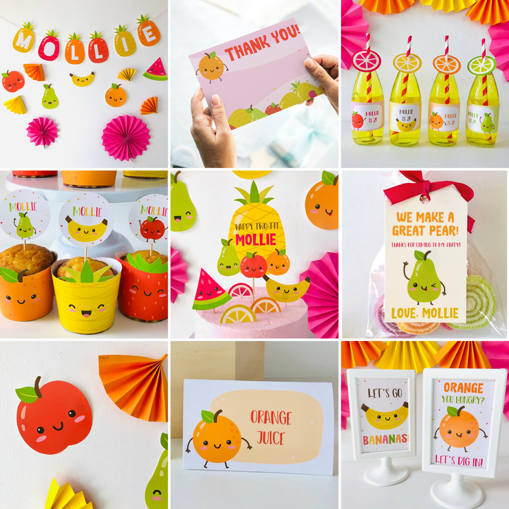 Tutti Frutti Party Decors Kit
