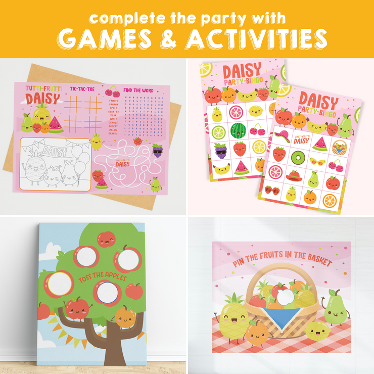 Tutti Frutti Party Games and Activities