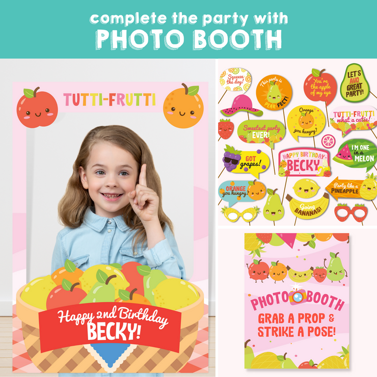 Tutti Frutti Party Photo Booth Kit