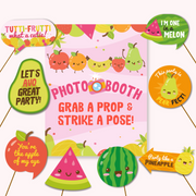 Tutti Frutti Photo Booth Sign