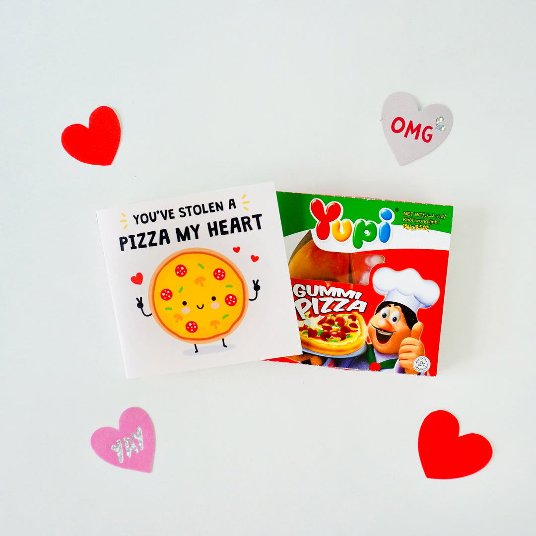 Valentines Pun Pizza my Heart