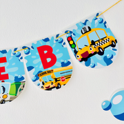 Vehicles Party Banner