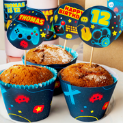 Video Game Cupcake Wrappers