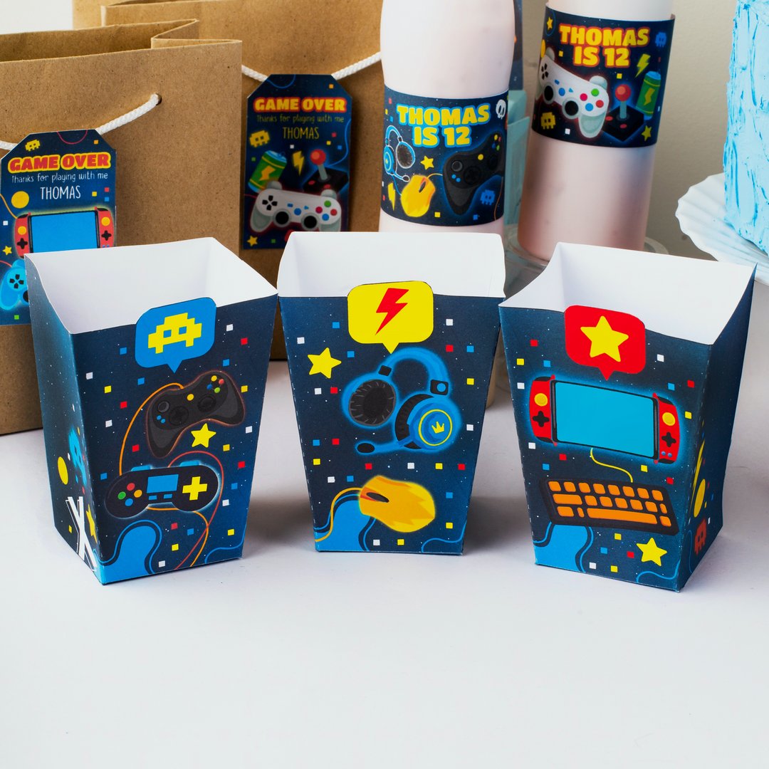 Video Game Favor Boxes