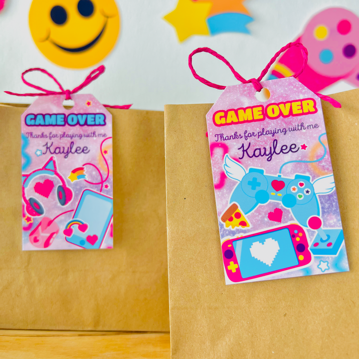 Video Game Favor Tags