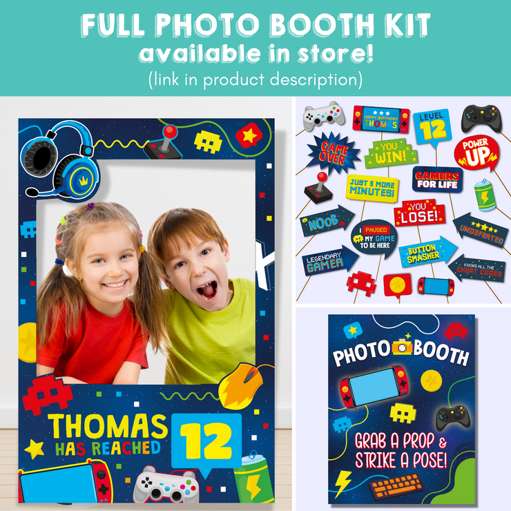 Video Game Full Photo Booth Kit