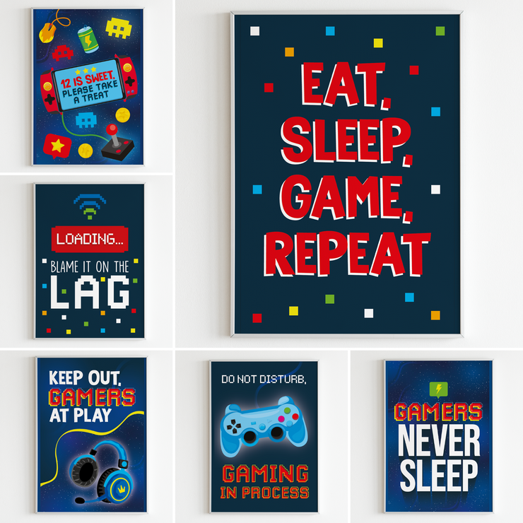 Video Game Party Posters Bundle