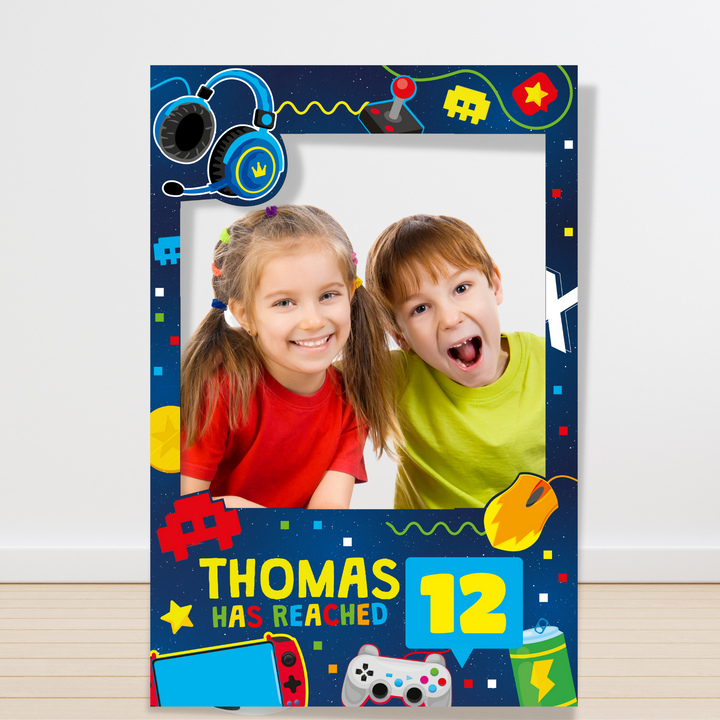 Video Game Photo Booth Printable Frame