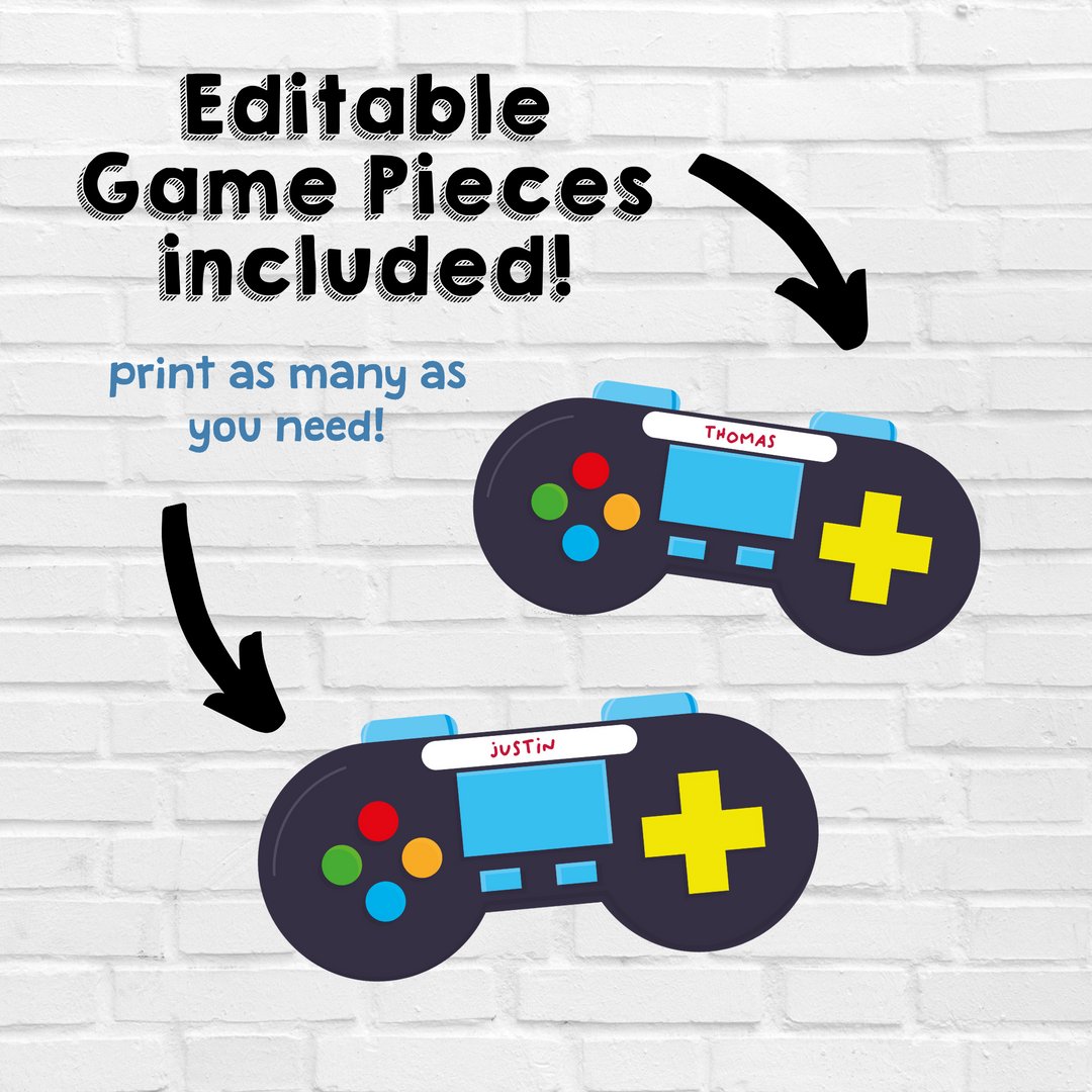 Video Game Pin Game | Pigsy Party Decoration – PigsyParty