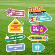 Super Simple Songs Wheels on the Bus Party Signs