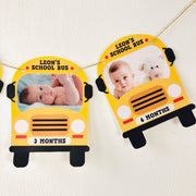 Wheels on the Bus Photo Banner Printable