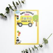 Wheels on the Bus Time Capsule Card