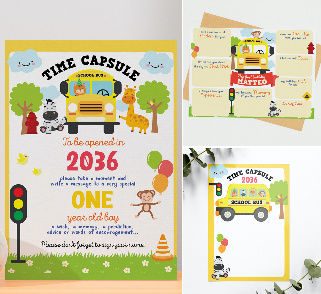 Yellow School Bus Time Capsules