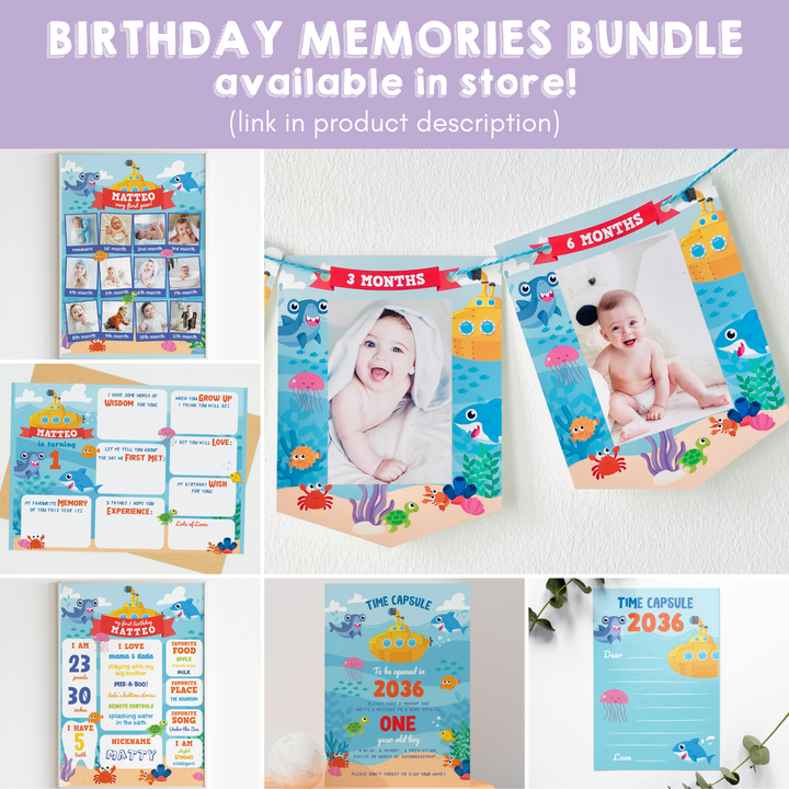 Yellow Submarine Birthday Memories Bundle