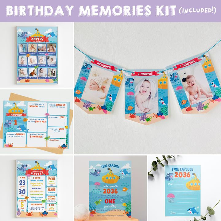 Yellow Submarine Birthday Memories Kit