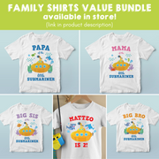 Yellow Submarine Family Shirts Value Bundle