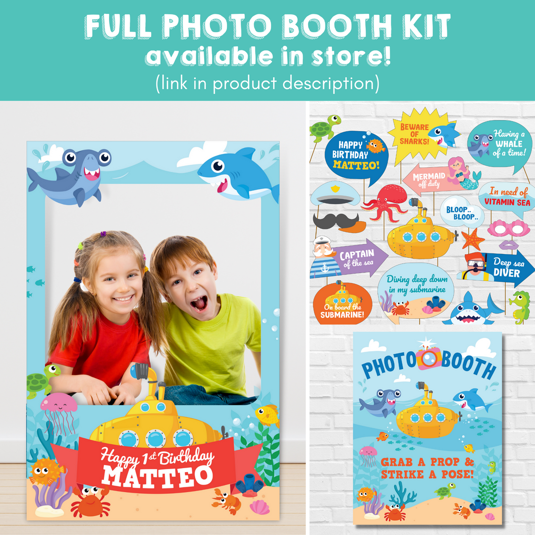 Yellow Submarine Full Photo Booth Kit