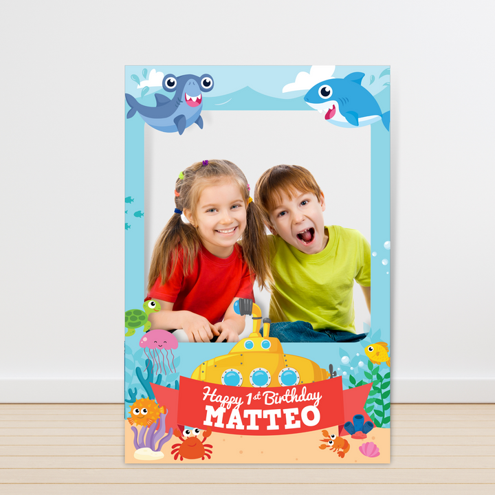 Yellow Submarine Photo Booth Frame