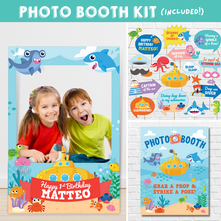 Yellow Submarine Photo Booth Kit